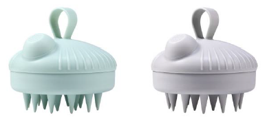 Cepillo de silicona para cabeza y cuero cabelludo