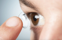 Las lentillas se fabrican con hidrogel de silicona