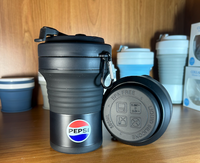 Vasos de silicona alimentaria personalizados